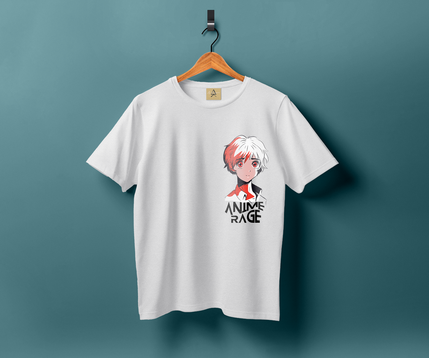 Anime Rage Round Neck Tee