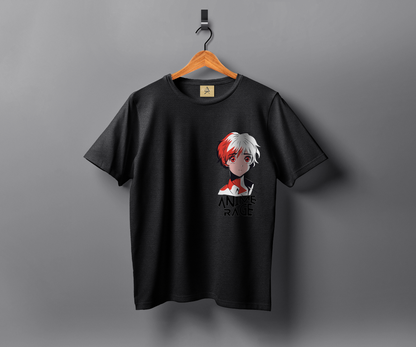 Anime Rage Round Neck Tee