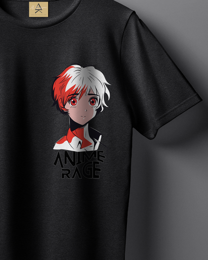 Anime Rage Round Neck Tee