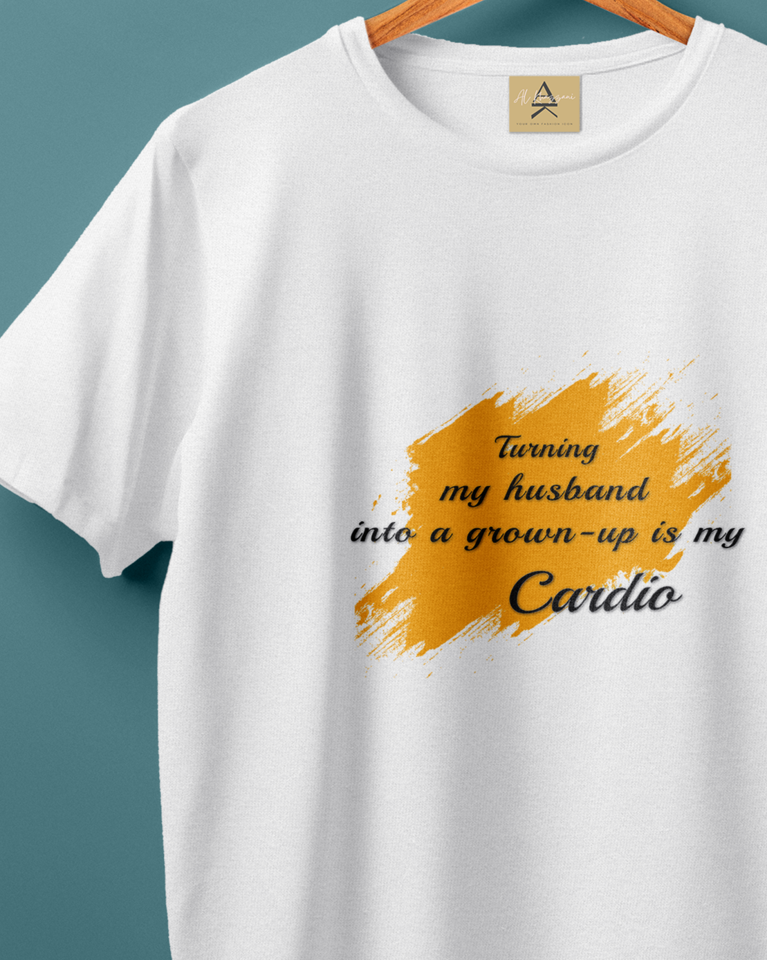 Husband Statement Round Neck Tee