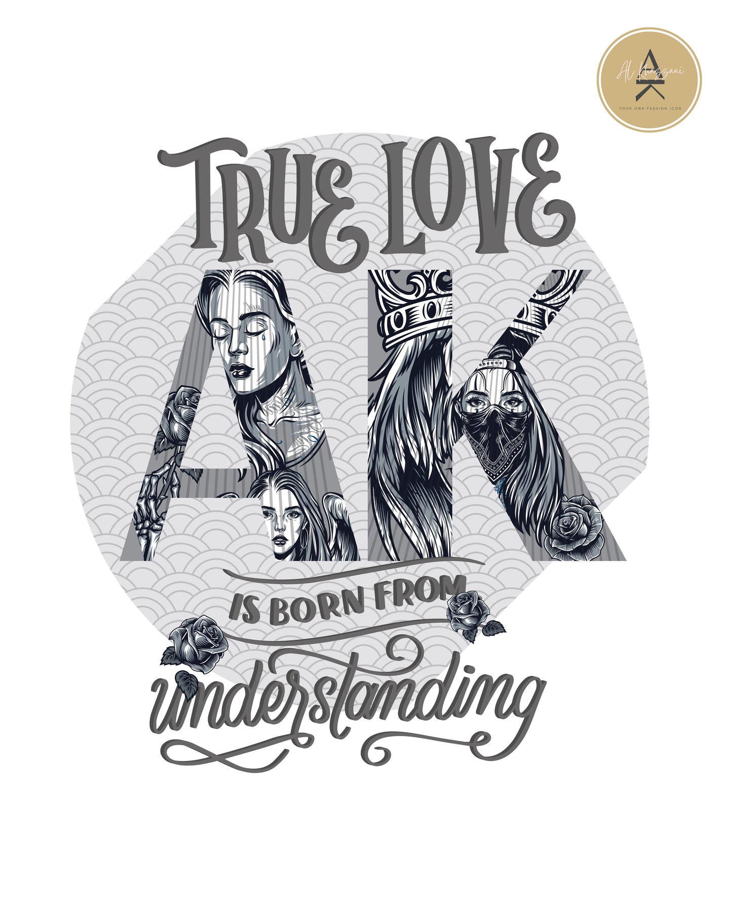 True Love Ink Round Neck Tee