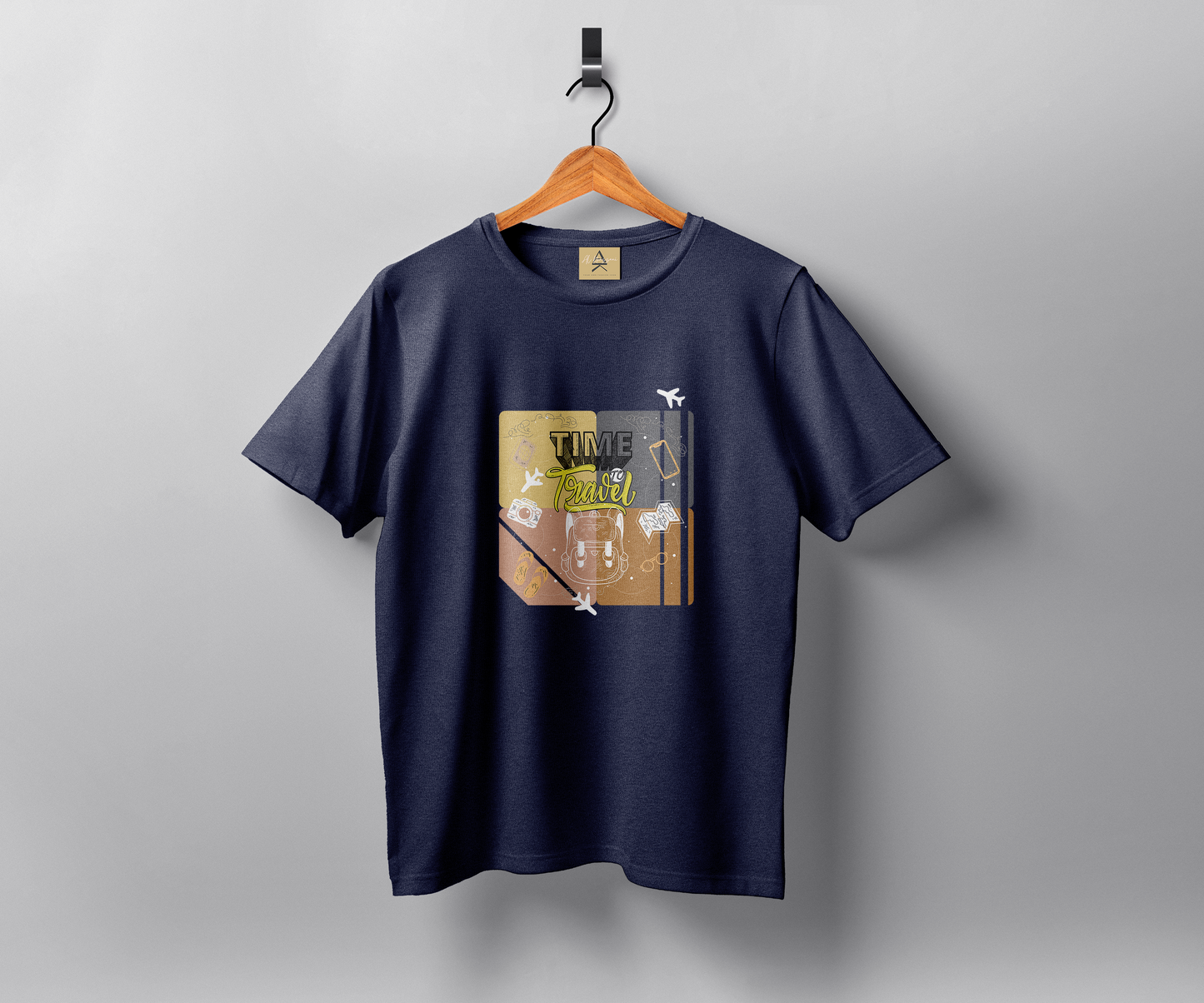 Lets Travelle Round Neck Tee